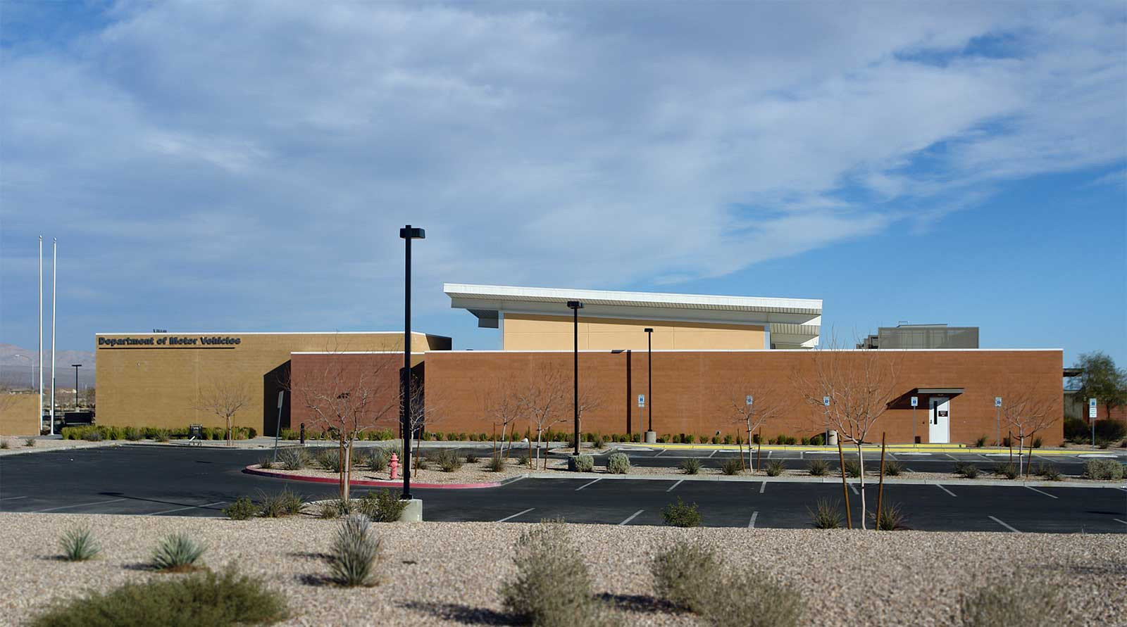 Department of Motor Vehicles Building, wide view